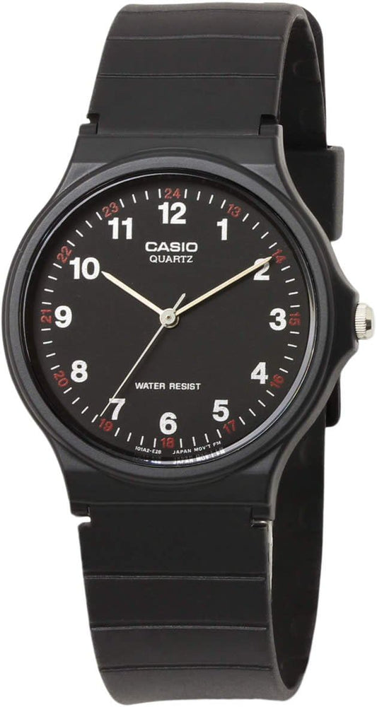 Casio MQ-24-1BL Quartz Watch, Black, Black, Casual