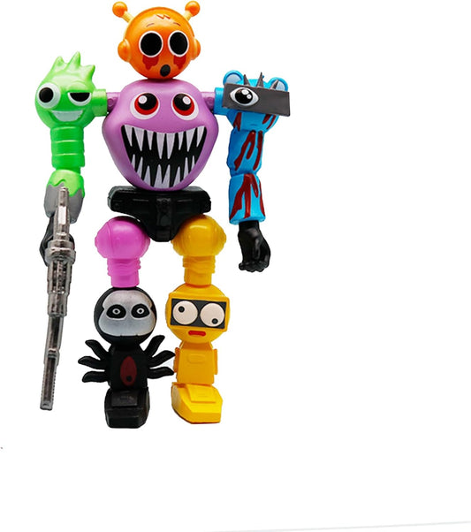AAGWW Splanky Goods, Splanky Figure, Assembly, Joints, Animated Figurine, PVC Material, Popular Goods, Gift (C Type)