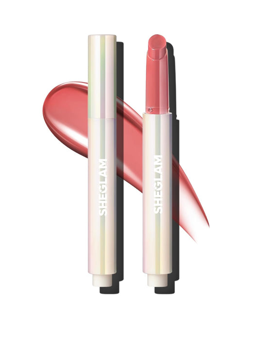 SHEGLAM PoutPerfect Moisturizing Solid Lip Gloss Non Sticky Lipstick with Coconut Oil Pink Flamingo