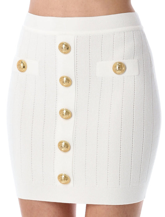 Balmain バルメインスカートは白 - Image 1
