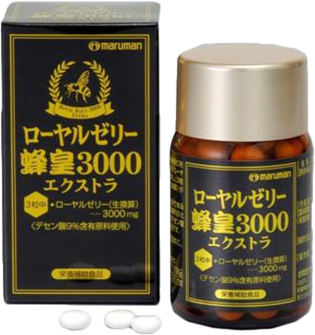 Maruman Royal Jelly Emperor 3000 EX 600 mg x 90 Tablets