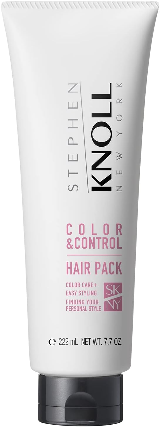 STEPHEN KNOLL Color Control Hair Pack, 7.8 oz (220 g), Color Maintenance, Damage Repair, Proteins, Hyaluronic Acid, Argan Oil, Jojoba Oil, Salon