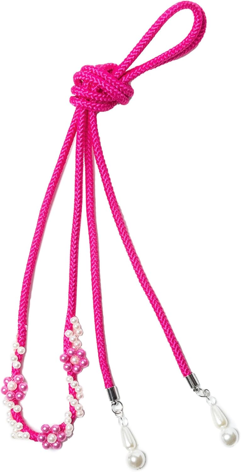 Kyoetsu Women's Obikazari Kazarihimo Decorative Cord Yukata Accessory w/ Faux Pearls