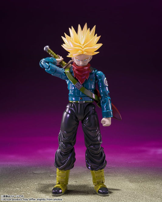 Bandai S.H. Figuarts SDCC 2024 Dragon Ball Super Future Trunks Super Saiyan Figure