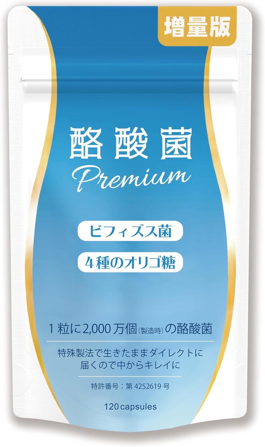 【Increased Version 120 Capsules】A-Gift Butyric Acid Bacteria Premium 24 Billion, 20 Million Per Capsule, Bifidobacterium, Short-Chain Fatty Acids, 30 to 120 Day Supply