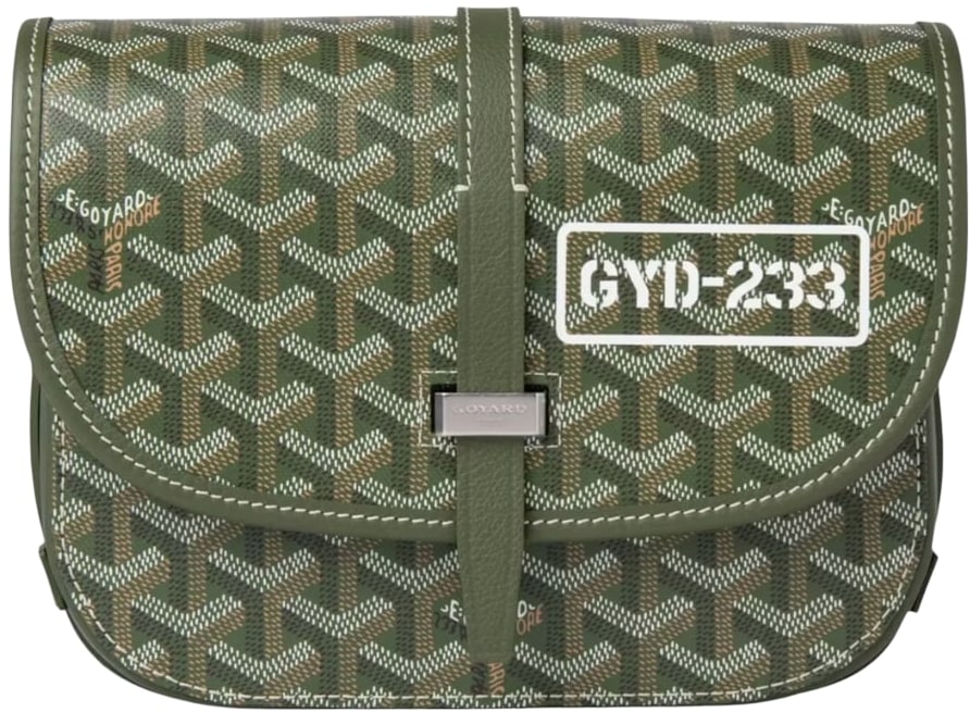 GOYARD 'KHAKI' BELVEDERE PM BAG