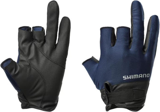 Shimano 01 Basic Gloves, 3-Piece Cut