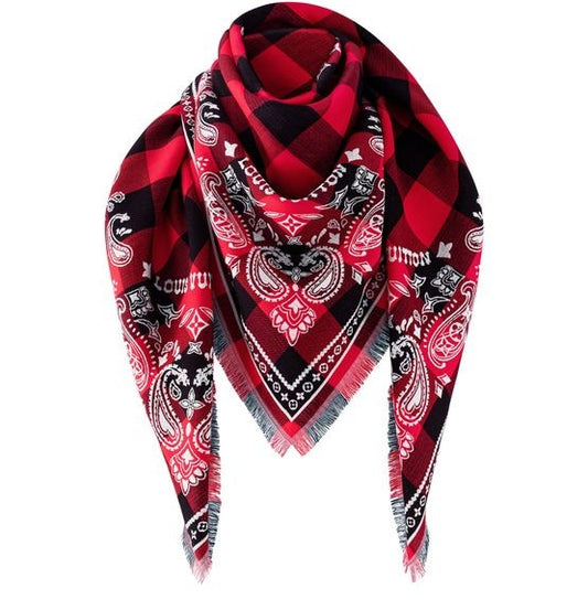 LOUIS VUITTON Damier Buffalo Stole - Image 1