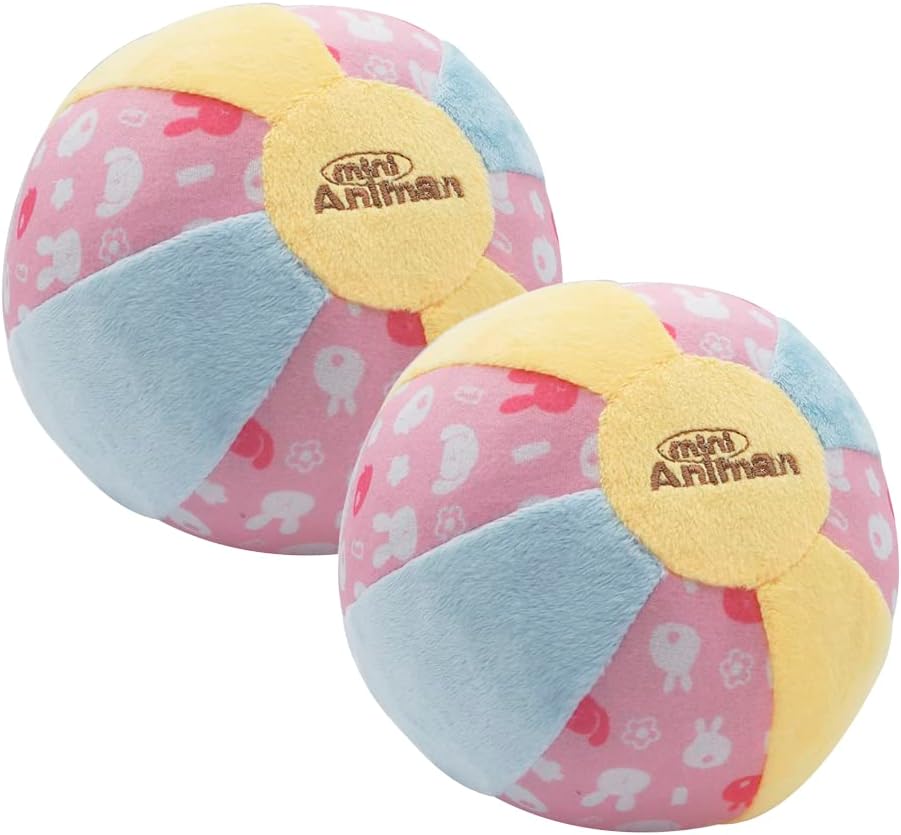 Mini Animan (Exclusive) Rabbit Toy, Big Soft Ball Set of 2