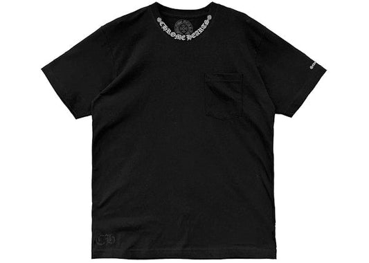 CHROME HEARTS 'COLLAR LOGO' SHORT SLEEVE POCKET TEE