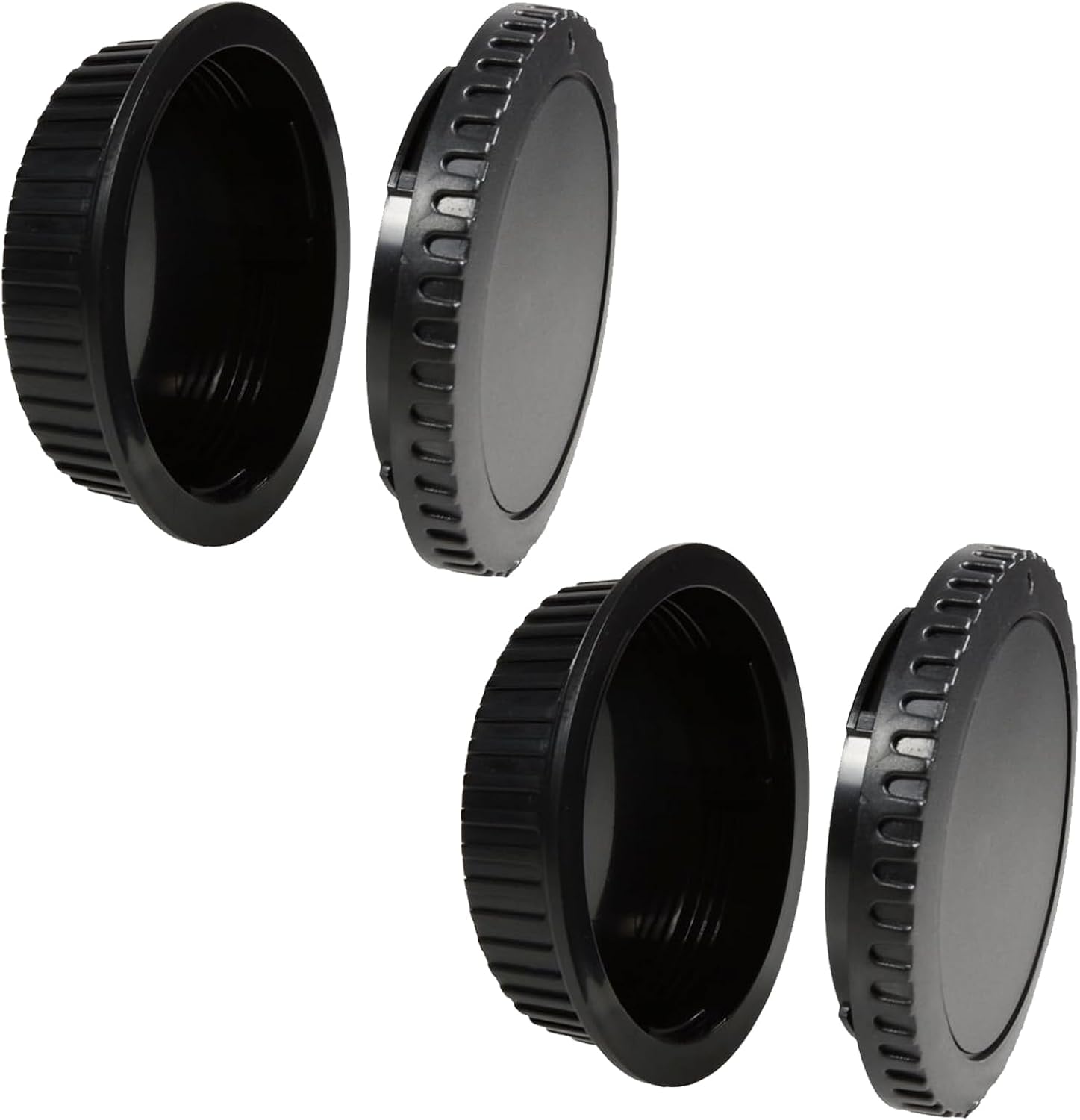 EsiFare Lens Cap for Canon EOS Series Camera Lens Cover Lens Protective Cover for EF EF-S Mount Lens Rear Cap Camera Body Cap Rear Lens Cap