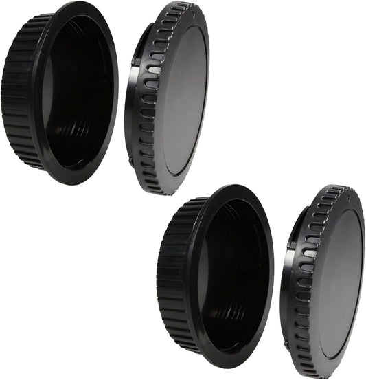 EsiFare Lens Cap for Canon EOS Series Camera Lens Cover Lens Protective Cover for EF EF-S Mount Lens Rear Cap Camera Body Cap Rear Lens Cap