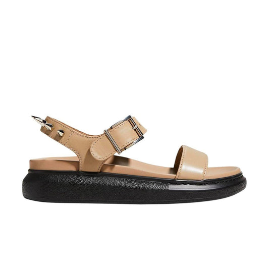 Alexander Mcqueen アレクサンダーマックイーンスパイクレザーサンダル - Image 1