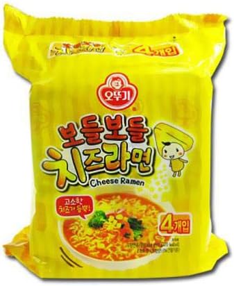 Supple Cheese Ramen, 8 Bags, Ottogi, Korean Cuisine, Food, Instant Ramen, Dried Noodles, Ramen