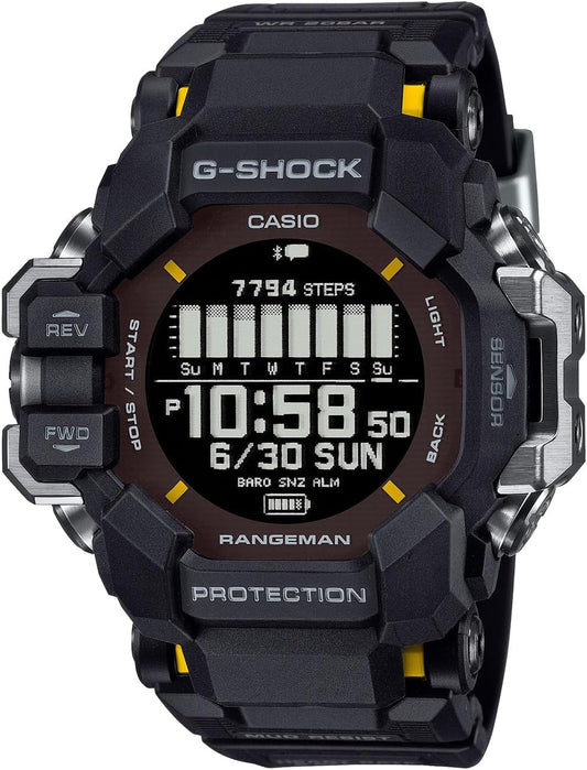 Casio GPR-H1000 Wristwatch, Genuine Domestic Product, Black, GPS/Heart Rate Monitor