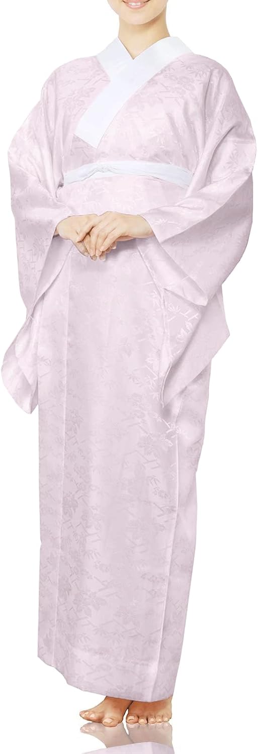 Kyoetsu Women's Underwear, Washable Undergarment, Half Collar, Kimono, White