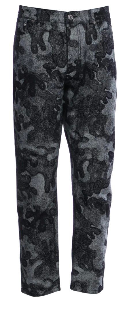 DIOR X PETER DOIG 'BLUE CAMO' JEANS