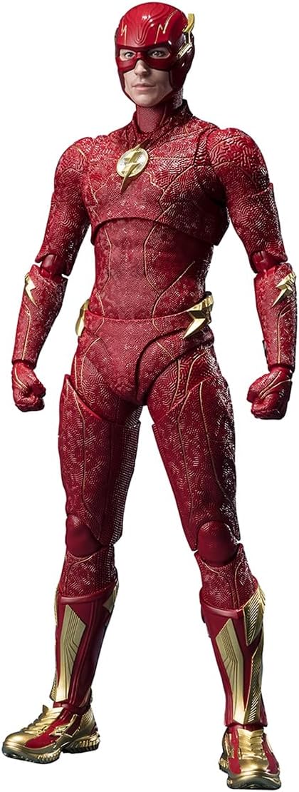 S.H. Figuarts Flash (The Flash), Approx. 5.9 inches (150 mm), PVC & ABS, Pre-painted Action Figure