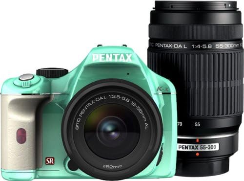 PENTAX デジタル一眼レフカメラ K-x ダブルズームキット ライトグリーン/ホワイト 072