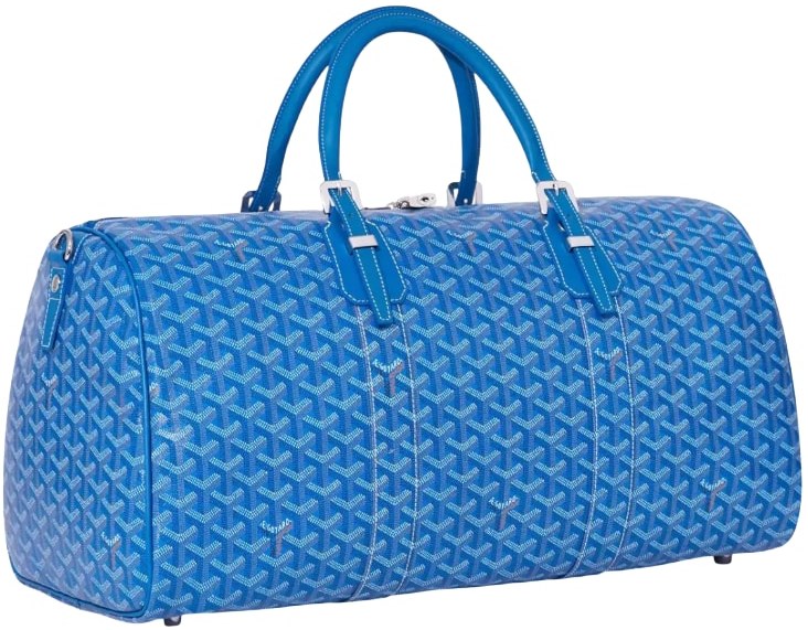 GOYARD 'SKY BLUE' BOSTON 50 DUFFLE BAG