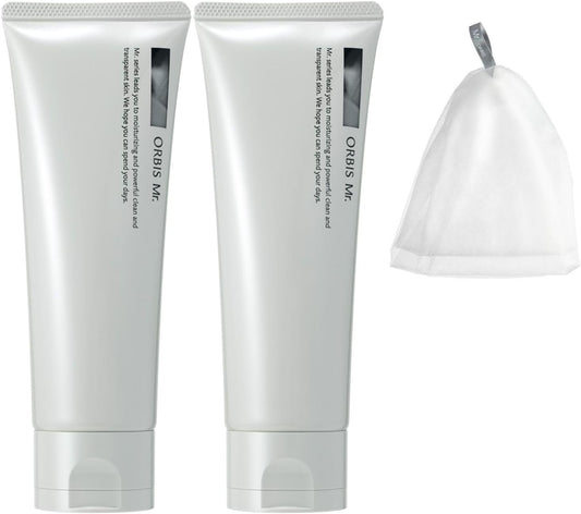 Quasi-drug Orbis Mister Foaming Wash, Set of 2, with Foaming Net