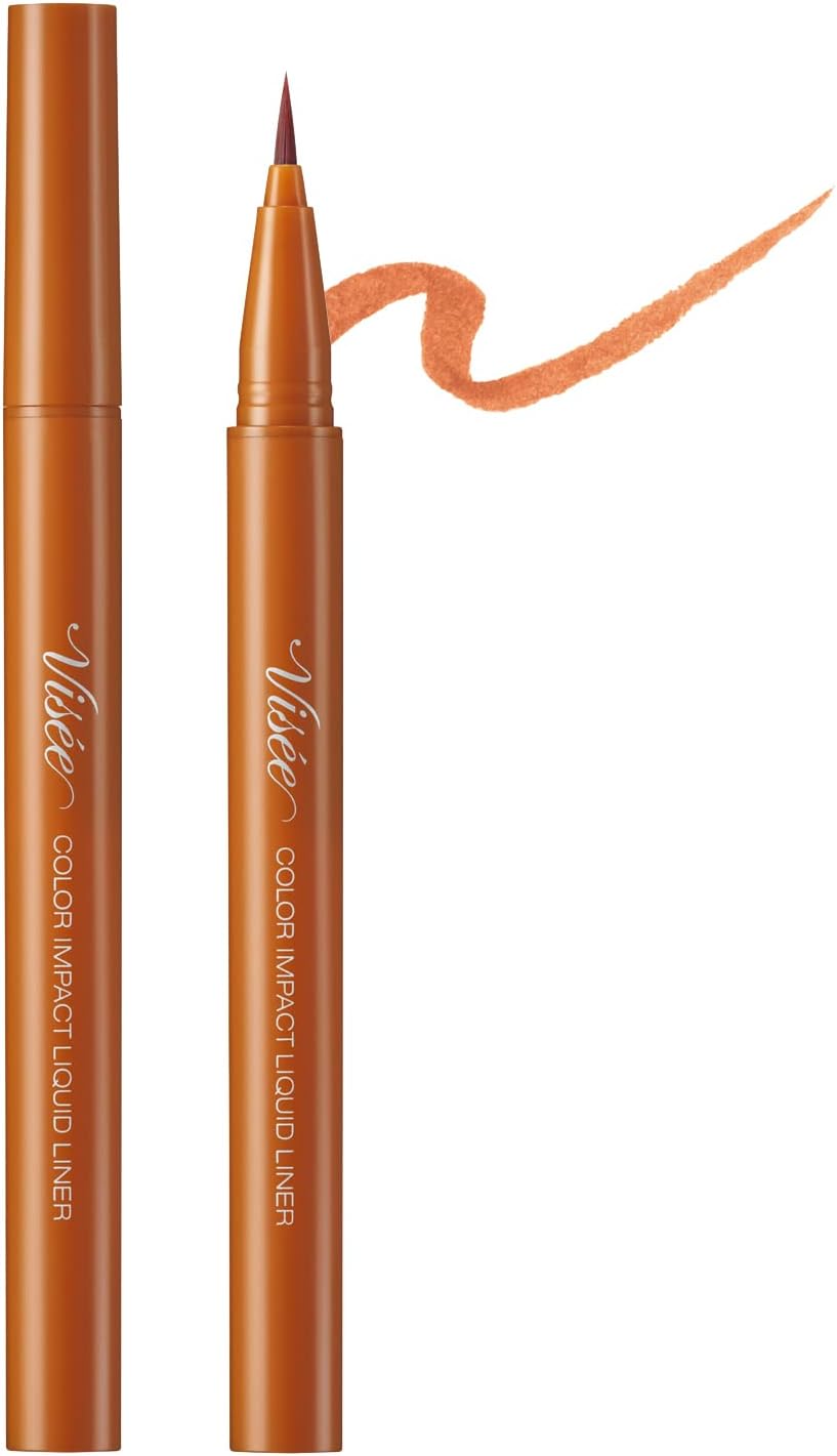 Visee Riche Color Impact Liquid Liner Eyeliner OR240 Orange 0.4ml (x1)