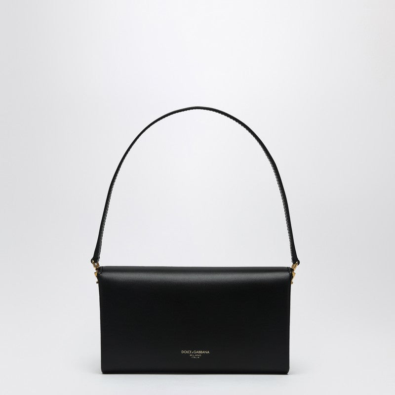 Dolce  Gabbana ドルチェ＆ガッバーナブラックショルダーバッグマレーネ - Image 1