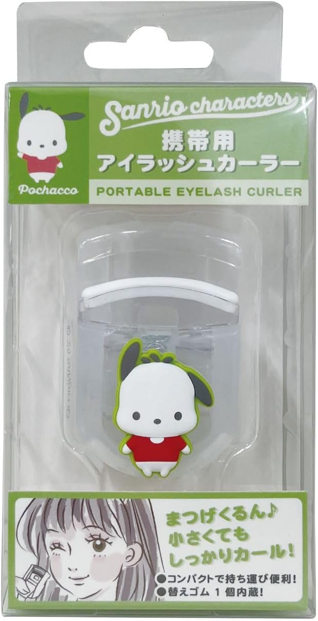 Eye Planning Sanrio Characters K4181F Eye Lash with Mascot Curler Buhler Pochacco W35 x H58 x D18 mm