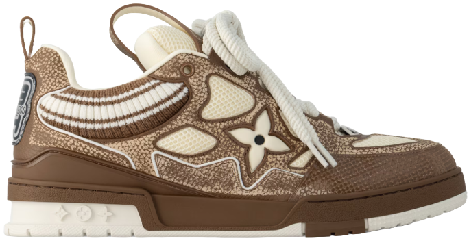 LOUIS VUITTON LV 'BROWN/CREAM' SKATE SNEAKER