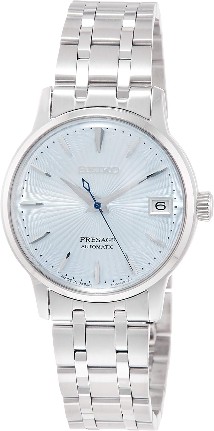 Seiko Watch SRRY041 SRRY041 Women's Wristwatch, Mechanical, Automatic Winding (with Hand Winding), Cocktail (Sky Diving) Image, See-Through Back, Dial Color - Blue, Mechanical Automatic (Hand-wound)