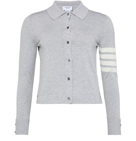 THOM BROWNE コットン製 4Bar 長袖シャツ - Image 1