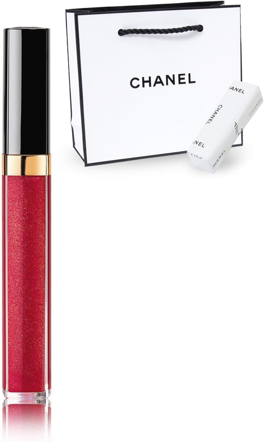 CHANEL Chanel Domestic Genuine Product ROUGE COCO GLOSS Rouge Coco Gloss Lip Gloss with Shop Bag, 24 Colors (Amarena (106))