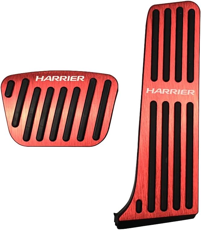 BOYOUS [Installed in 2022 and later] Toyota Improved Harrier 80 Series High Quality Aluminum Pedal No Tools Needed HARRIER Exclusive Design Brake Axle Cover Scratch Resistant Stain Resistant Anti-Slip
