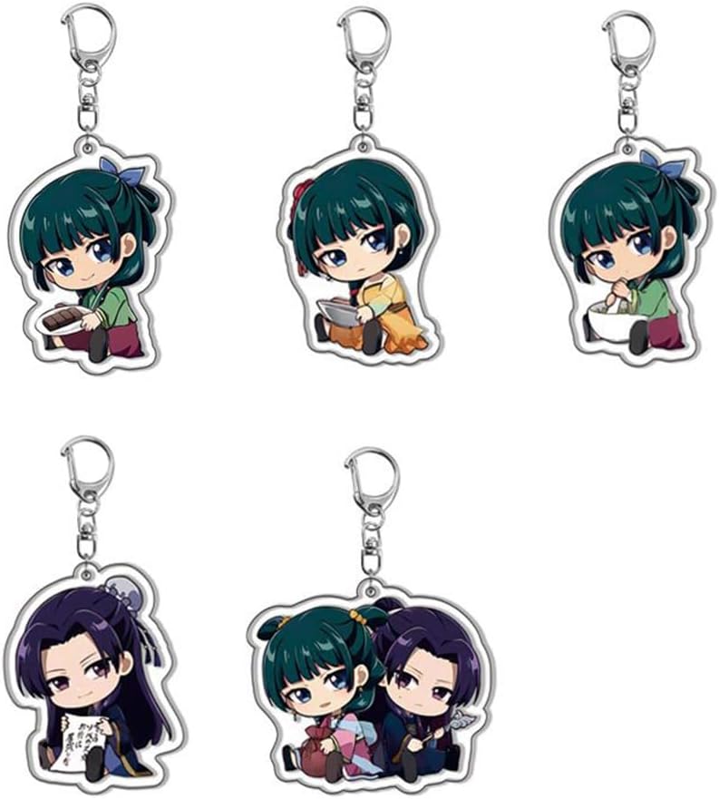 Topohlia 5-piece Set of 5 Pharmacy Keychains, Goods, Keys, Decoration, Popular, Anime Goods, Fashionable, Mobile Phone Strap, Present, Fashionable Gift