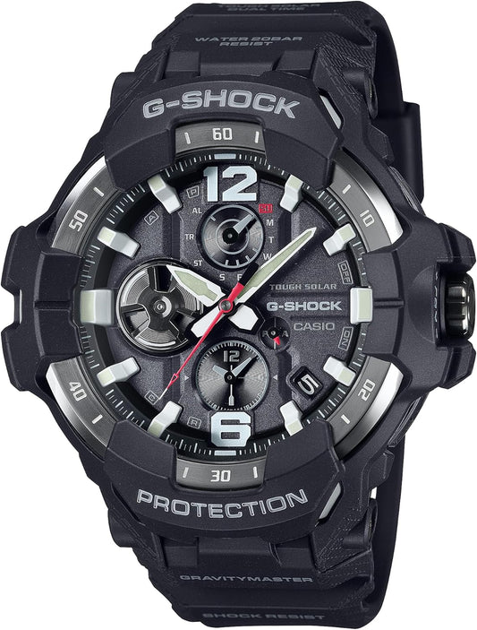G-SHOCK Gショック マスターオブG グラビティマスター スマートフォンリンク カシオ CASIO ソーラー アナログ 腕時計 ブラック GR-B300-1A メンズ 海外モデル [並行輸入品]