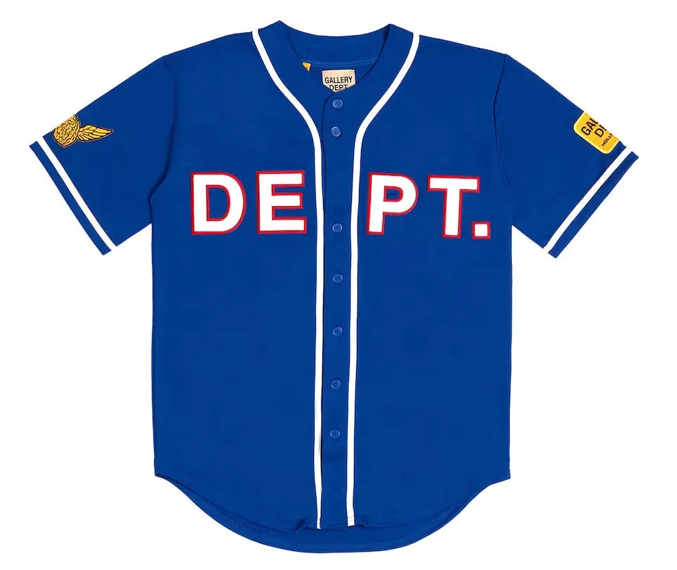 GALLERY DEPT. 'ECHO PARK' BLUE BASEBALL JERSEY