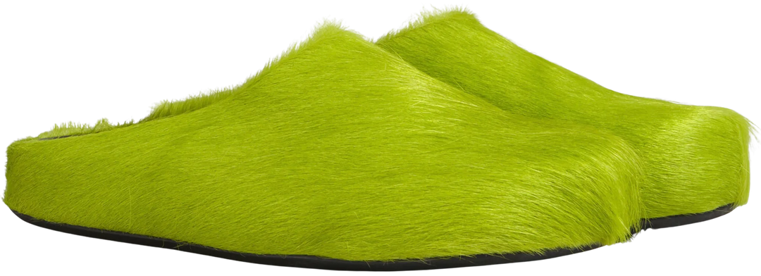 MARNI 'LIME' SABOT SLIPPERS