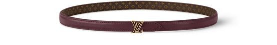 LOUIS VUITTON Mini LV Enamel 15mm Reversible Belt - Image 1