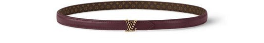 LOUIS VUITTON Mini LV Enamel 15mm Reversible Belt - Image 1