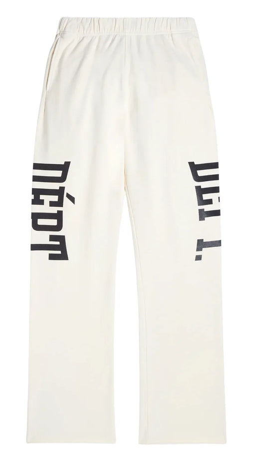 GALLERY DEPT. 'GYM LOGAN' CREAM SWEATPANTS