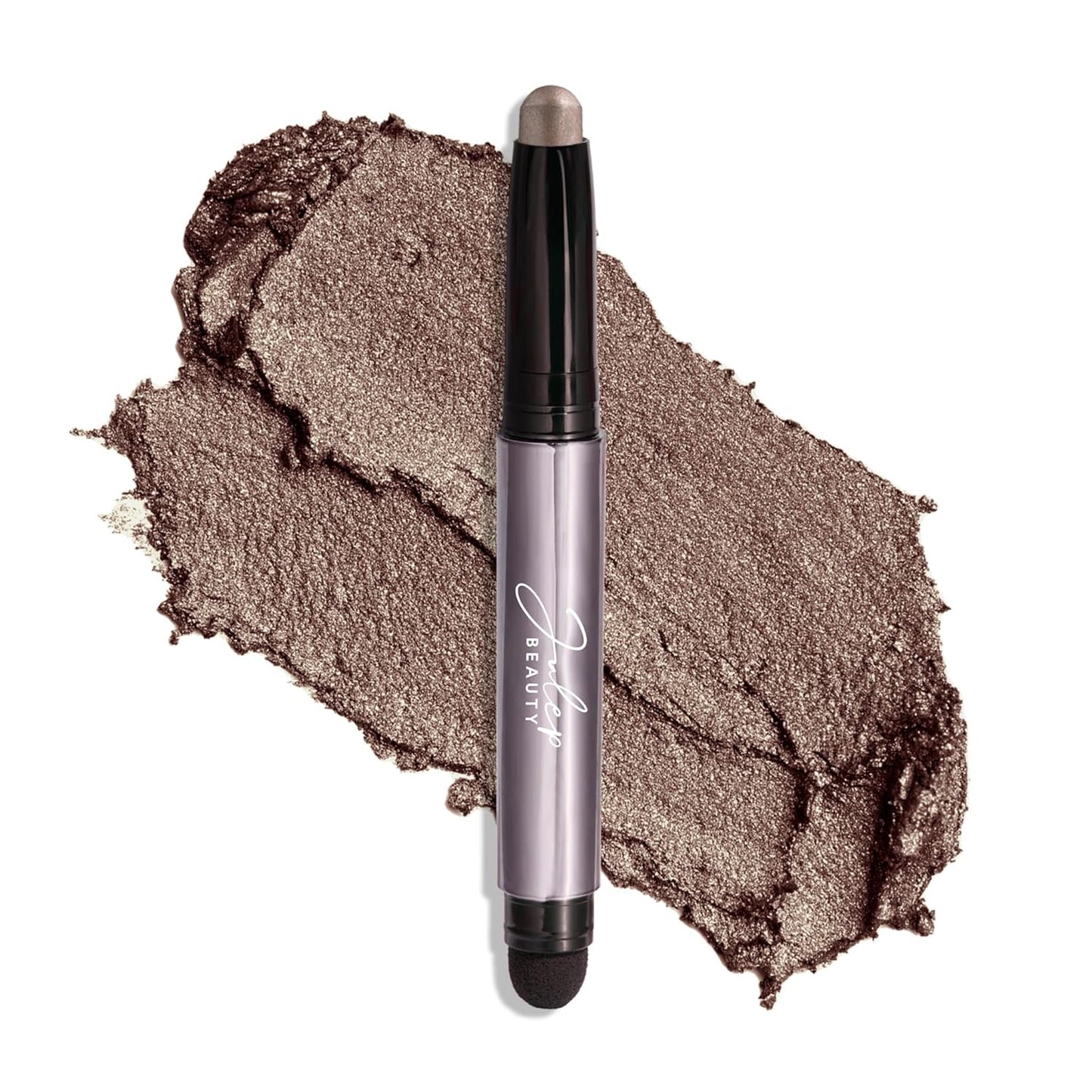 Julep Eyeshadow 101 Cream-to-Powder Waterproof Eyeshadow Stick – Taupe Shimmer – Long-Lasting, Buildable, Crease-Proof, Cruelty Free, Shimmer Finish with Built-In Smudger
