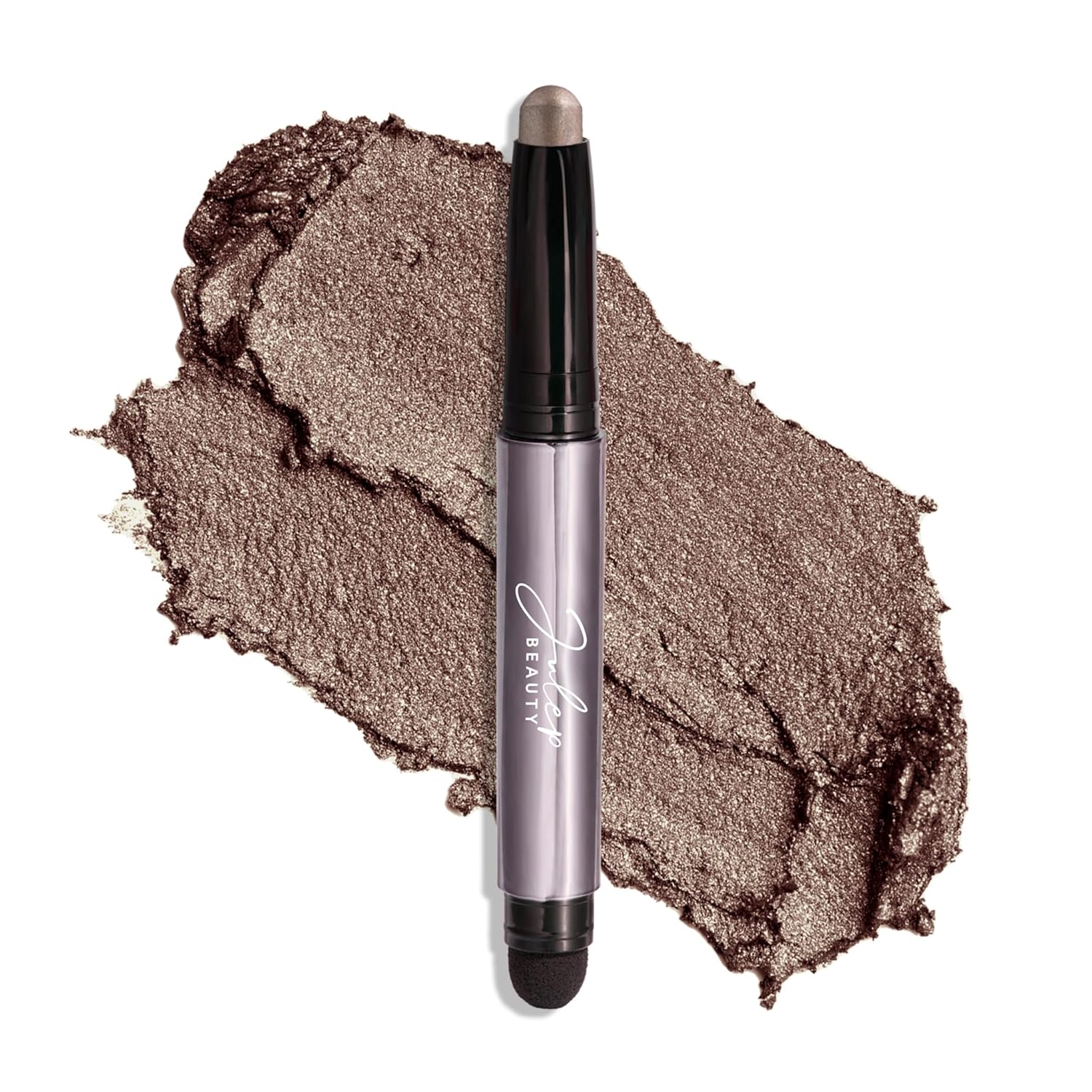 Julep Eyeshadow 101 Cream-to-Powder Waterproof Eyeshadow Stick – Taupe Shimmer – Long-Lasting, Buildable, Crease-Proof, Cruelty Free, Shimmer Finish with Built-In Smudger