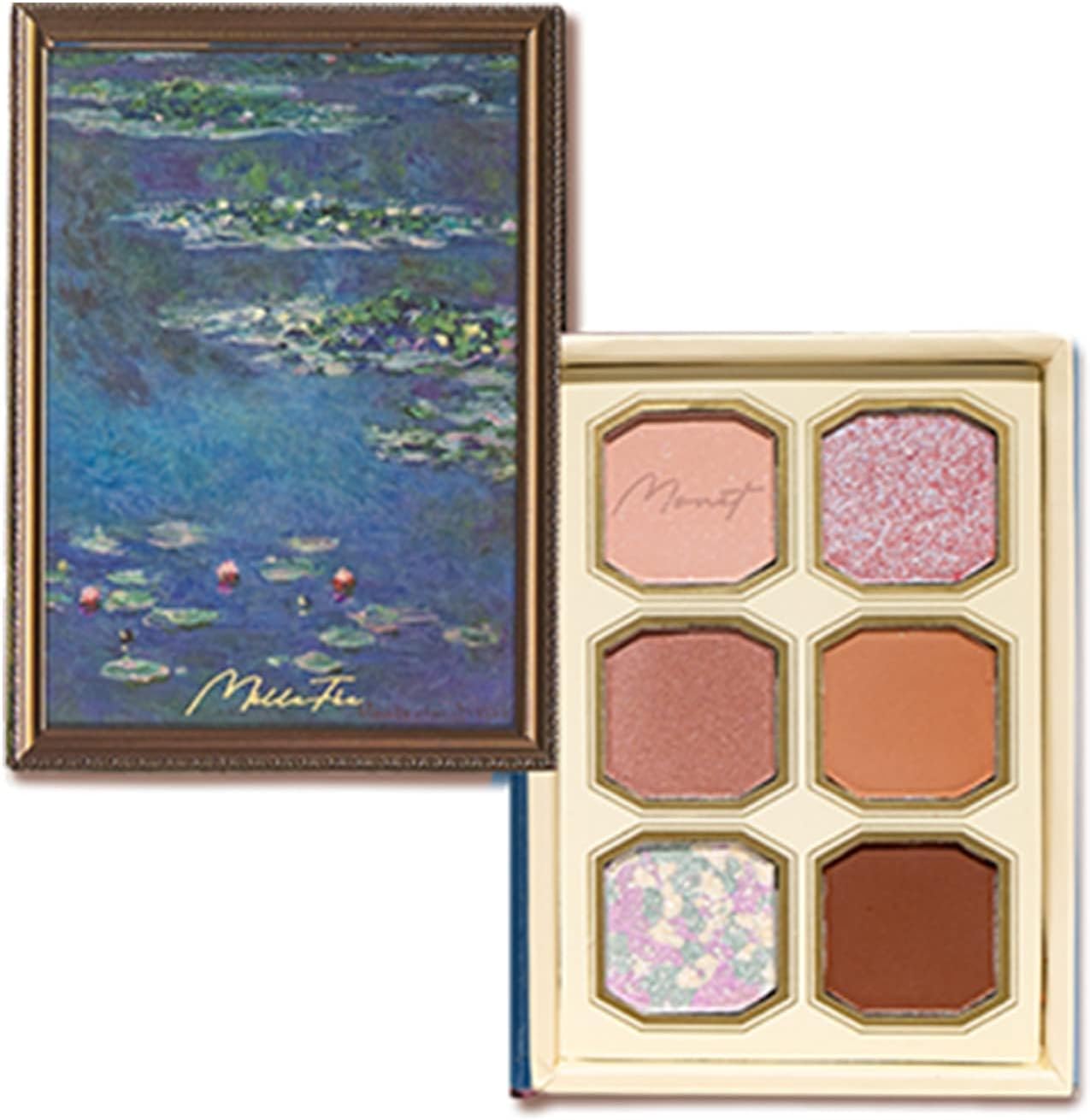 MilleFee (06 Water Lilies) Painting-Inspired Eyeshadow, Eye Makeup Palette, Cosmetics, Present, Gift