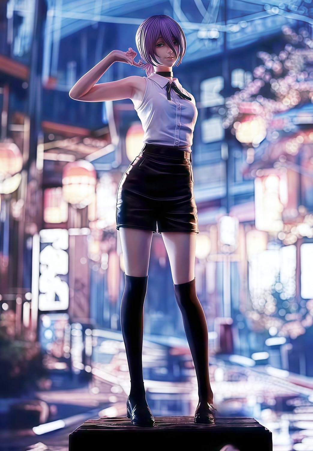 Chainsoman Lesee, 1/6 Scale, 11.0 inches (28 cm), Masterpiece, Collector's Figure, ABS & PVC, Pre-painted and Assembled Product, Stockings, Removable