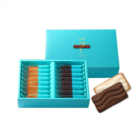 Tokyo Campanale Chocolat & White (16 pieces) Individually Wrapped Cookies Baked Goods Individually Wrapped Snacks Popular Stylish Souvenirs Gift Present Party Christmas
