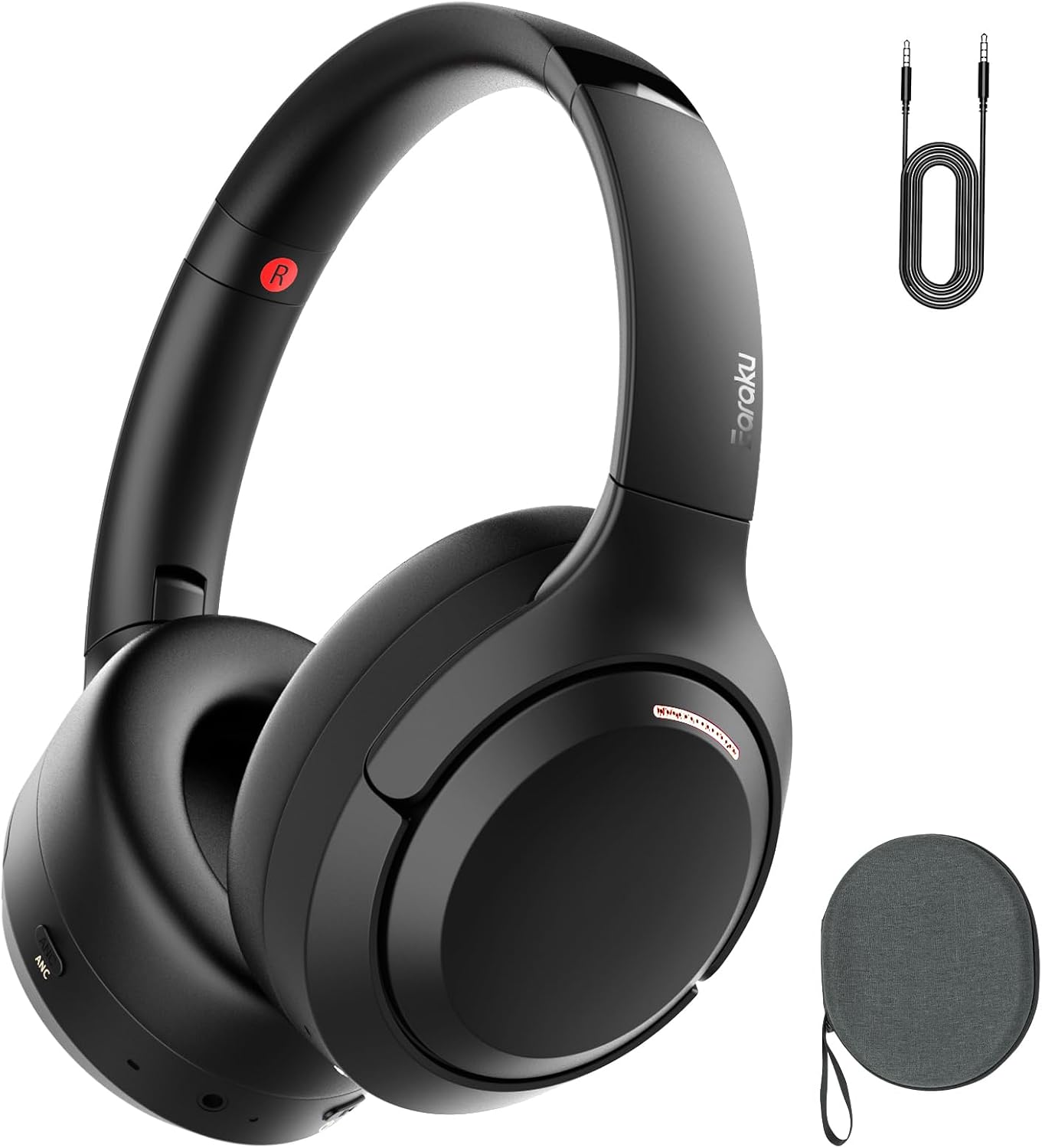 【Reduces Noise and Focuses on Music】Headphones Bluetooth ANC Noise Cancelling Wireless Headphones Over-ear Bluetooth 5.4/3.5mm Connection Wired/Wireless Dual Mode Ear-friendly Headphones Lightweight