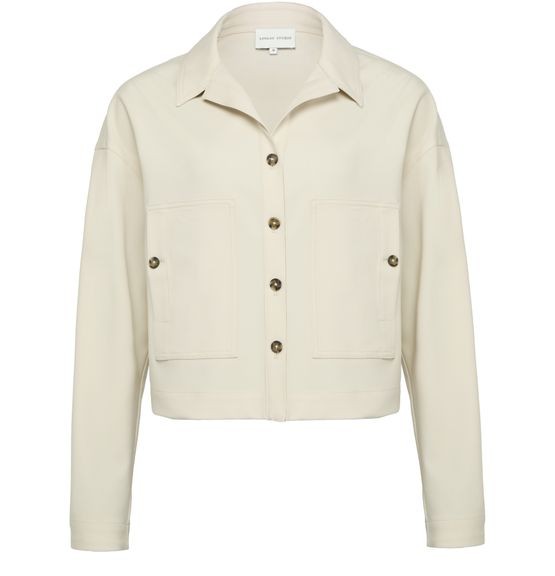 LOULOU STUDIO Lune boxy shirt in virgin wool - Image 1