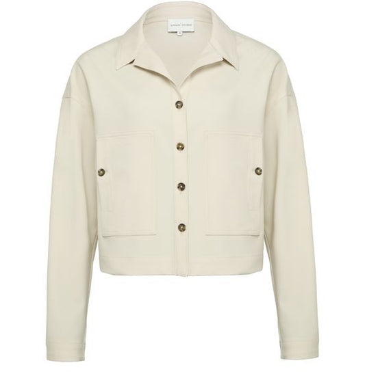 LOULOU STUDIO Lune boxy shirt in virgin wool - Image 1