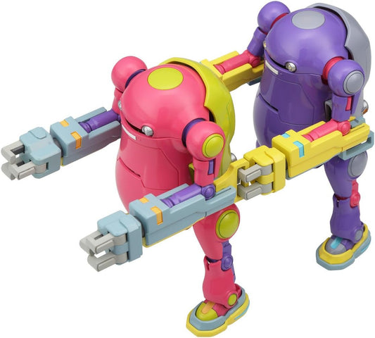 ハセガワ クリエーターワークスシリーズ メカトロウィーゴ No.07 ぱわーあーむ ぱーぷる&ぴんく 1/35スケール プラモデル 64754