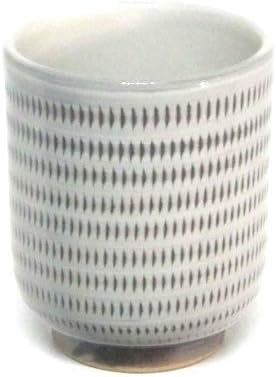 Japanese Tableware, Fukuoka Prefecture Traditional Crafts, Koishiwara Ware [Kurodo Kiln], Handmade, Tea Cup, Yunomi Tobikanna, Large